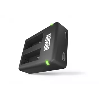Cargador USB de doble canal Newell SDC-USB para baterías Kodak LB-015