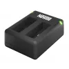 Cargador USB de doble canal Newell SDC-USB para baterías Kodak LB-015
