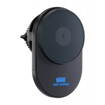 Soporte para coche magnético Newell S18 MagSafe con cargador inalámbrico - Negro