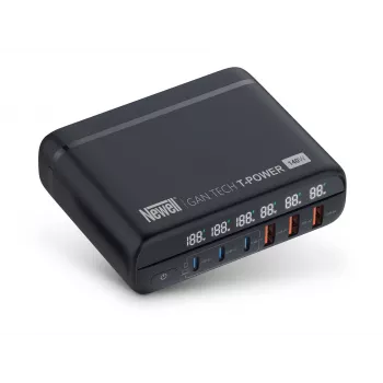 Cargador de red Newell GaN Tech T-Power 140 W con set de adaptadores