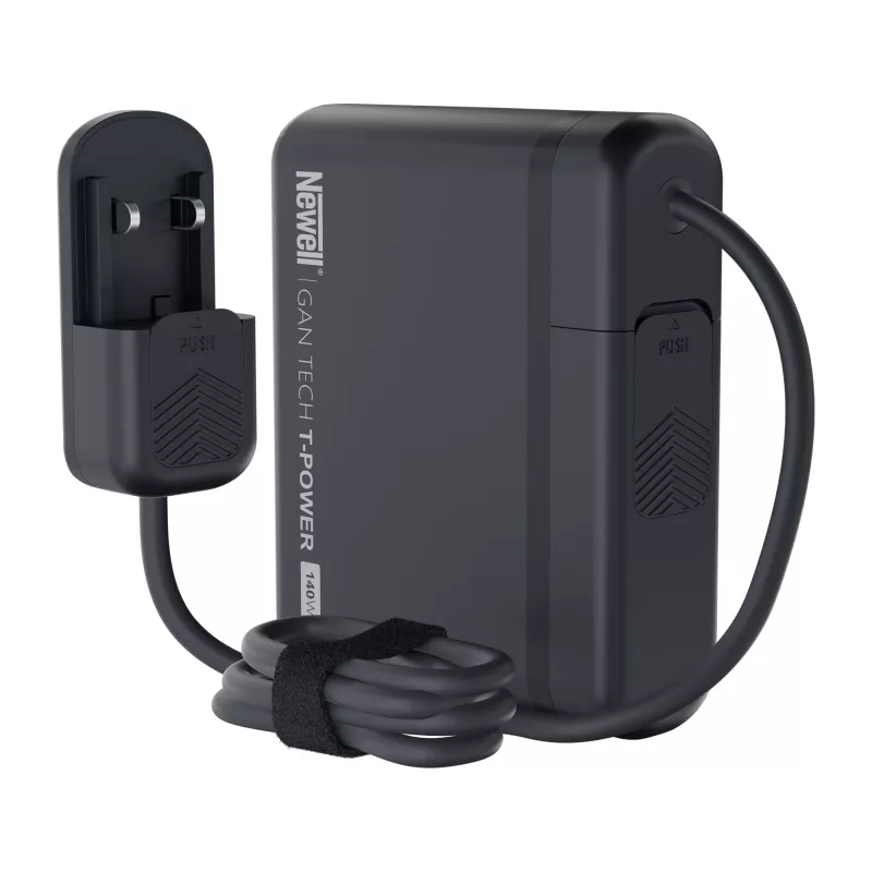 Cargador de red Newell GaN Tech T-Power 140 W con set de adaptadores