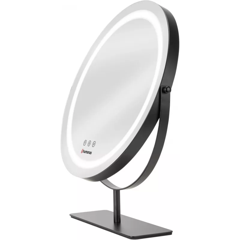 Espejo de maquillaje LED Humanas HS-HM Scarlet, negro