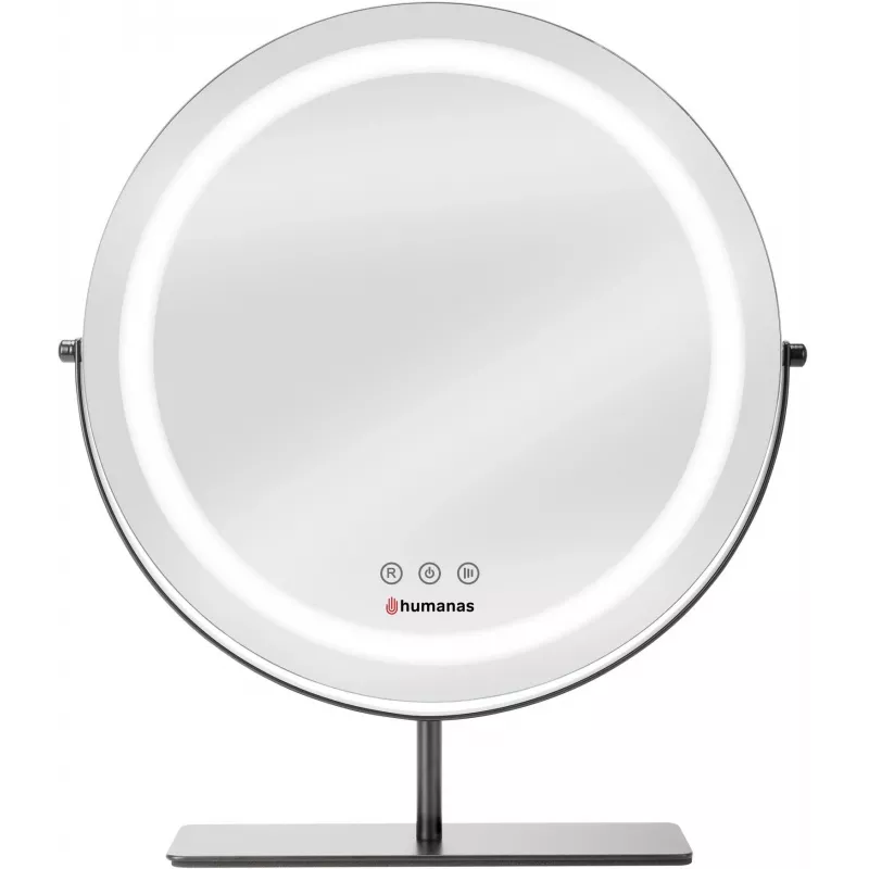 Espejo de maquillaje LED Humanas HS-HM Scarlet, negro