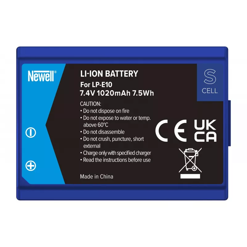 Batería de repuesto Newell SupraCell Protect LP-E10 para Canon