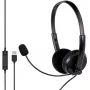 MOZOS MTX1091ECO Auriculares On-Ear con Cable y Micrófono USB-A
