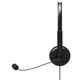 MOZOS MTX1091ECO Auriculares On-Ear con Cable y Micrófono USB-A