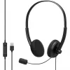 MOZOS MTX1091ECO Auriculares On-Ear con Cable y Micrófono USB-A