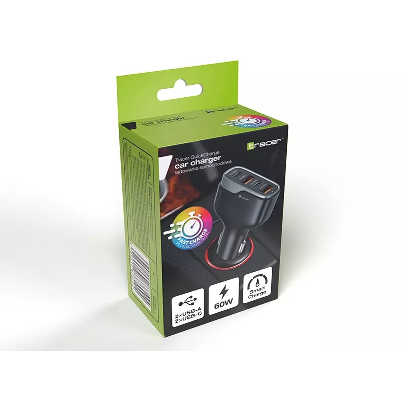 Tracer QuickCharger Cargador de Pared USB-C 60W