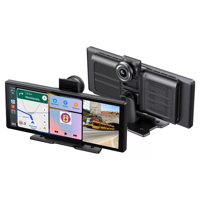 Tracer CR-PLAY 10.2 Receptor Inalámbrico CarPlay/Android Auto con Pantalla Táctil IPS de 10,2