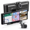 Tracer CR-PLAY 10.2 Receptor Inalámbrico CarPlay/Android Auto con Pantalla Táctil IPS de 10,2