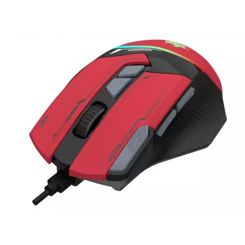 Tracer GameZone Spectra RGB Ratón Gaming con Cable, 7200 DPI, Rojo (TRAMYS47839)