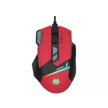 Tracer GameZone Spectra RGB Ratón Gaming con Cable, 7200 DPI, Rojo (TRAMYS47839)
