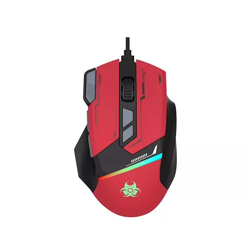 Tracer GameZone Spectra RGB Ratón Gaming con Cable, 7200 DPI, Rojo (TRAMYS47839)