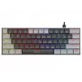 Tracer GameZone Keylo 61 Teclado Gaming Mecánico con Cable, Formato 60%, Interruptores Outemu Red, Retroiluminación RGB, Grafito
