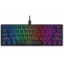 Tracer GameZone Claws 61 Teclado Gaming Mecánico con Cable, Formato 60%, Interruptores Outemu Blue, Retroiluminación RGB, Negro