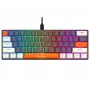 Tracer GameZone Claws 61 Teclado Gaming Mecánico con Cable, Formato 60%, Interruptores Azules, Retroiluminación RGB, Gris