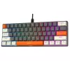 Tracer GameZone Claws 61 Teclado Gaming Mecánico con Cable, Formato 60%, Interruptores Azules, Retroiluminación RGB, Gris