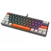 Tracer GameZone Claws 61 Teclado Gaming Mecánico con Cable, Formato 60%, Interruptores Azules, Retroiluminación RGB, Gris