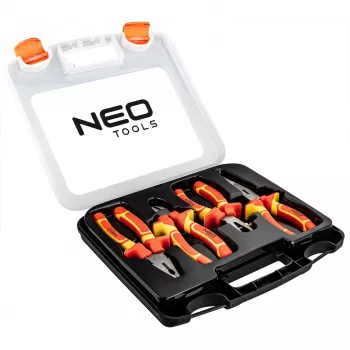 NEO TOOLS Set de alicates aislados 1000V, 4 piezas