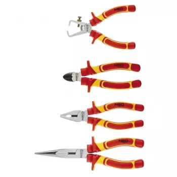 NEO TOOLS Set de alicates aislados 1000V, 4 piezas
