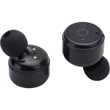 Platinet Auriculares in-ear Bluetooth con base de carga V4.2 CVC6.0 Active