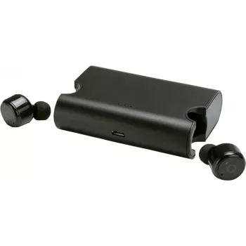 Platinet Auriculares in-ear Bluetooth con base de carga V4.2 CVC6.0 Active