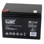 LEAN CARS Batería de gel AGM 12V 5Ah para vehículos de 24V