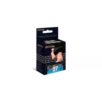 ACCURA Cartucho de tinta compatible HP N.º 27 (C8727AE) negro