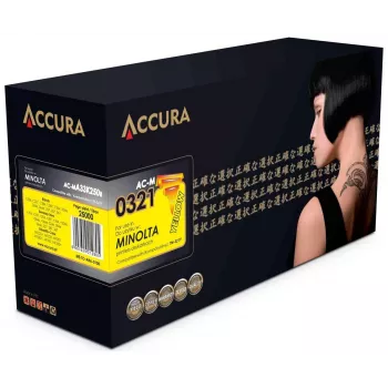 Cartucho de tóner compatible Accura amarillo (TN-321Y) para Konica Minolta bizhub serie C224/C284/C364/C454/C554
