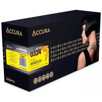 Cartucho de tóner compatible ACCURA para Konica Minolta TN-324Y (amarillo, alta capacidad)