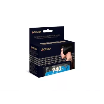 Cartucho de tinta compatible Accura HP n.º 940XL (C4906AE) negro