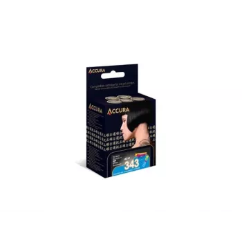 Cartucho de tinta compatible ACCURA HP 343 tricolor (C8766EE) - 12 ml, 330 páginas