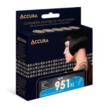 Cartucho de tinta compatible Accura HP 951XL magenta (CN046AE) alto rendimiento