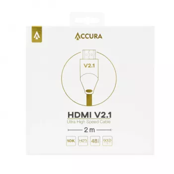Cable HDMI 2.1 Accura Premium 2,0 m - 8K 48Gbps