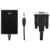 Convertidor de vídeo y audio Accura VGA + minijack a HDMI 0,2 m