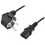 Cable de alimentación Accura Schuko - C13 5,0 m negro