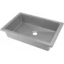 DEANTE fregadero de granito bajo encimera/empotrado beige 1 cubeta con escurridor