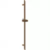 DEANTE Barra de ducha telescópica 70-120 cm acero inoxidable cromo montaje por presión sin taladrar