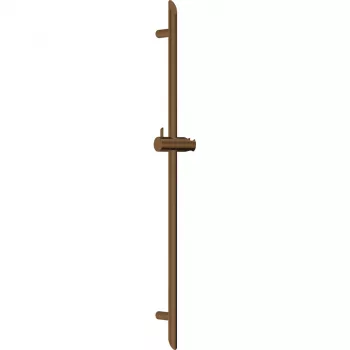 DEANTE Barra de ducha telescópica 70-120 cm acero inoxidable cromo montaje por presión sin taladrar