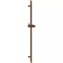 DEANTE Barra de ducha telescópica 70-120 cm acero inoxidable cromo montaje por presión sin taladrar