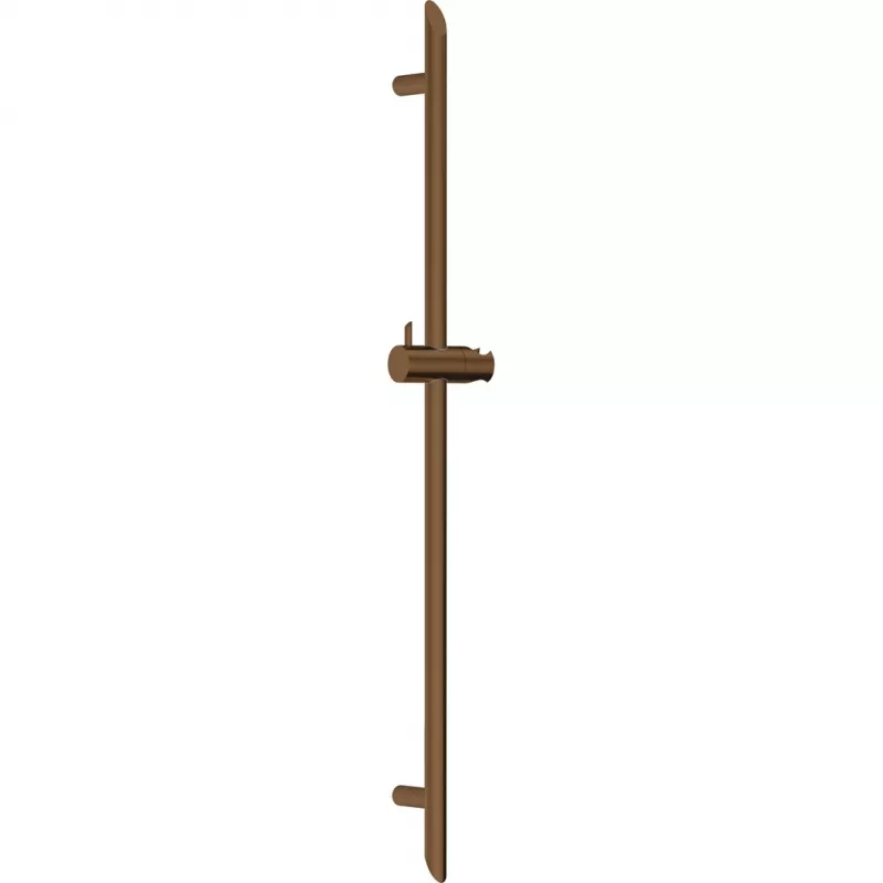 DEANTE Barra de ducha telescópica 70-120 cm acero inoxidable cromo montaje por presión sin taladrar
