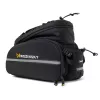 Wozinsky bolsa grande para portaequipajes de bicicleta 35L con funda de lluvia negra (WBB19BK)