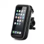 Wozinsky soporte universal de manillar para teléfono para bicicleta, moto, patinete eléctrico - negro (WBHBK7)