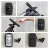 Wozinsky soporte universal de manillar para teléfono para bicicleta, moto, patinete eléctrico - negro (WBHBK7)