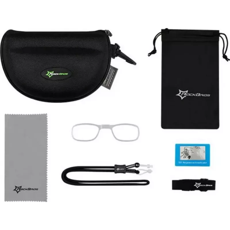 ROCKBROS gafas de ciclismo fotocromáticas UV400 montura TR90 - negras