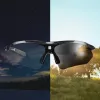 ROCKBROS gafas de ciclismo fotocromáticas UV400 montura TR90 - negras