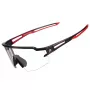 ROCKBROS gafas de ciclismo fotocromáticas UV400 modelo 10173 negro-rojo