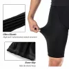 ROCKBROS Culotte de ciclismo para hombre RK2002XL con badana acolchada, XL, Negro