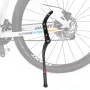 ROCKBROS Caballete para bicicleta JC1005BK - Negro, ajustable 345-400mm, aleación de aluminio, pie de goma antideslizante, para ruedas de 24-29