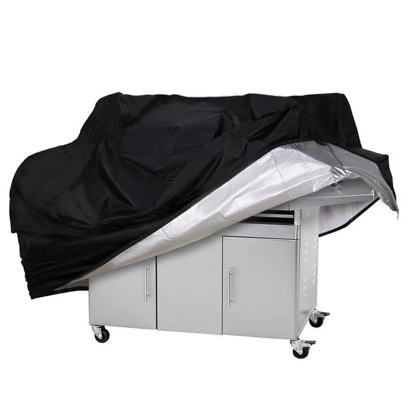 HURTEL Funda protectora impermeable XXL Negra para barbacoa, bicicleta, moto, muebles de jardín